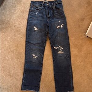 J. Crew Point Sur High Rise Slim Boyfriend jeans. Size 25.